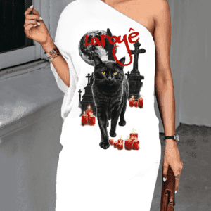 Vestido mid Gato de Pombagira