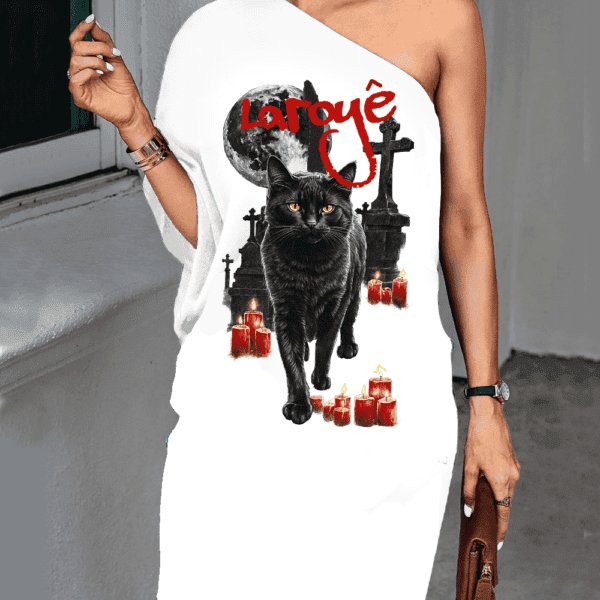 Vestido mid Gato de Pombagira