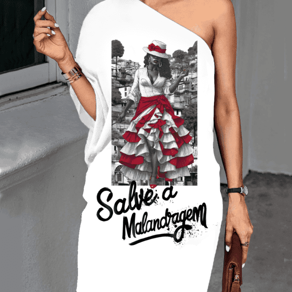 Vestido mid Maria Navalha na favela