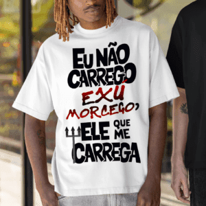 Camiseta Exú Morcego que me carrega