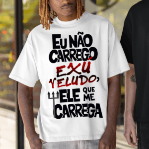 Camiseta Exú Veludo que me carrega