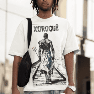 Camiseta Ogum Xoroquê na linha do trem