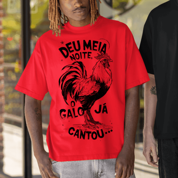 Camiseta Tranca Rua galo já cantou
