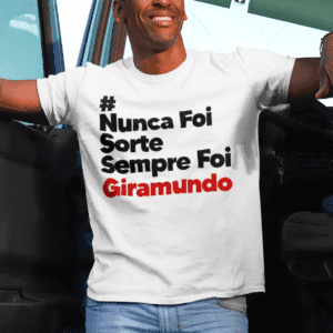 Camiseta Exú Giramundo nunca foi sorte