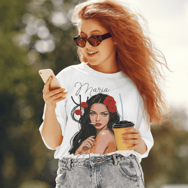 Camiseta Maria Padilha rosto
