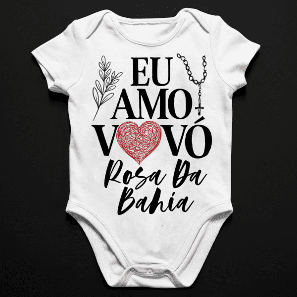 Body Infantil Vovó Rosa da Bahia
