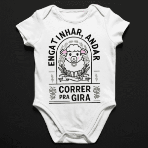 Body Infantil de axé ovelhinha