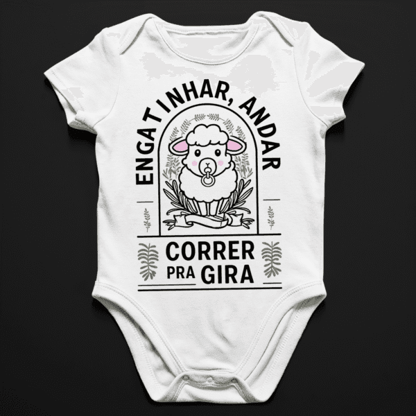 Body Infantil de axé ovelhinha