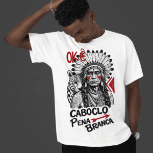 Camiseta Caboclo Pena Branca