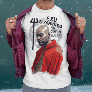 Camiseta Exú Giramundo meu mestre