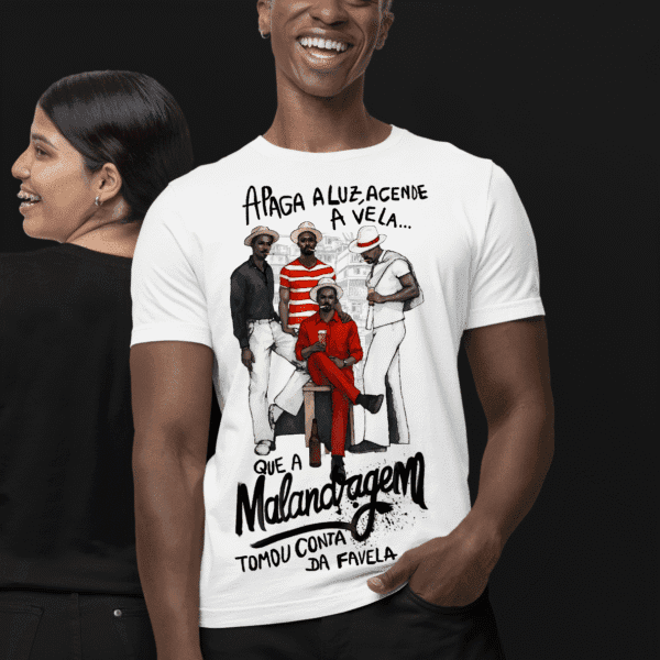 Camiseta Malandragem na favela