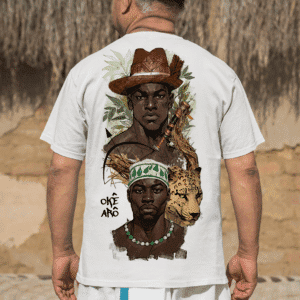 Camiseta Oxóssi é pai costas