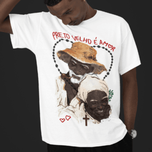 Camiseta Preto Velho e amor