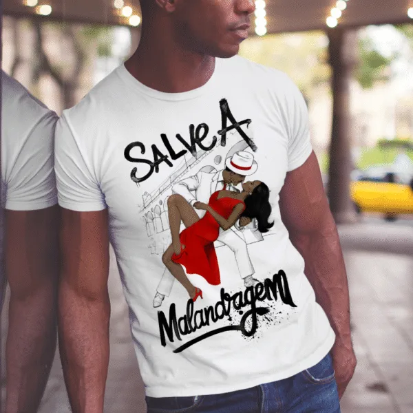 Camiseta Salve a Malandragem