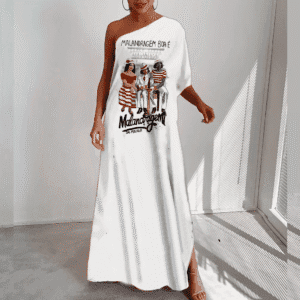 Vestido longo Malandragem boa é de mulher