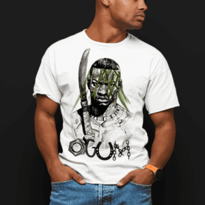 Camiseta Ogum e facão