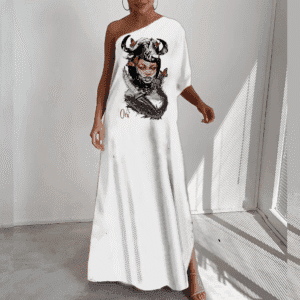 Vestido longo Iansã em vermelho