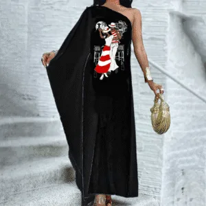 Vestido longo Malandro e Malandra na rua