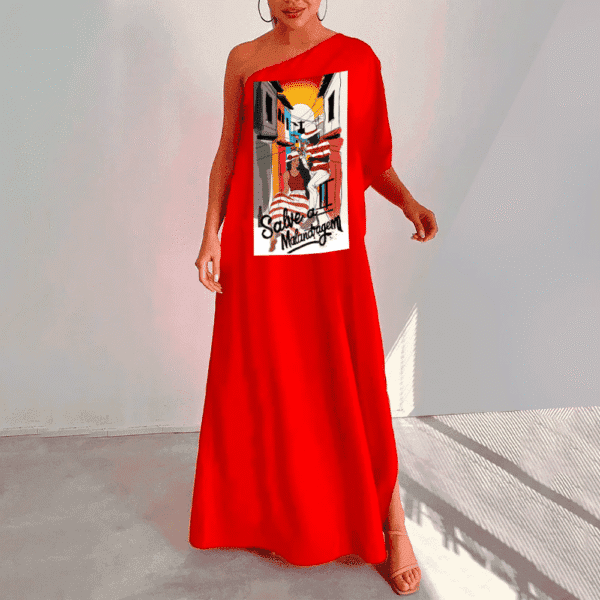 Vestido longo Malandra e Malandro na favela