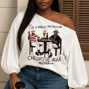 Blusa manga longa Malandragem
