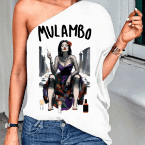 Blusa ombro único Maria Mulambo de trapos
