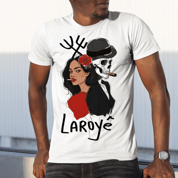 Camiseta Laroyê Exú e Pombagira