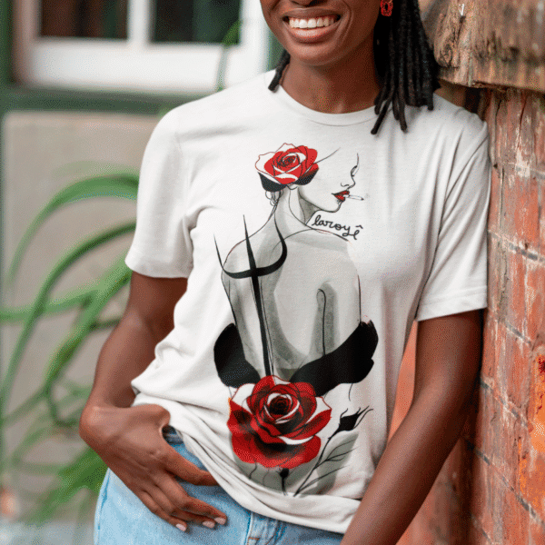 Camiseta Laroyê Pombagira tridente