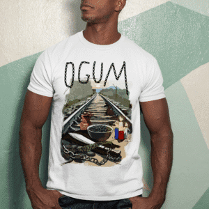 Camiseta Oferenda de Ogum na linha