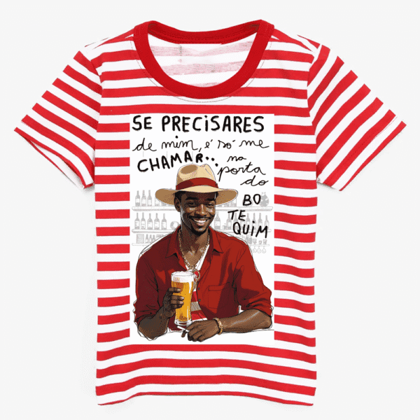 Camiseta de Malandro listrada