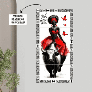 Conjunto de Azulejos Oyá Mesan Orun