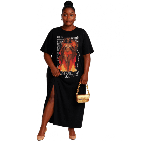 Vestido camisão Pombagira é odara