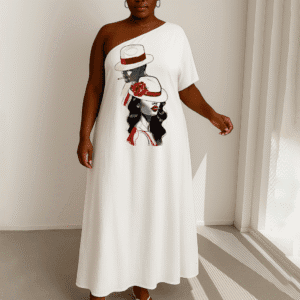 Vestido longo Maria Navalha e Zé Pilintra