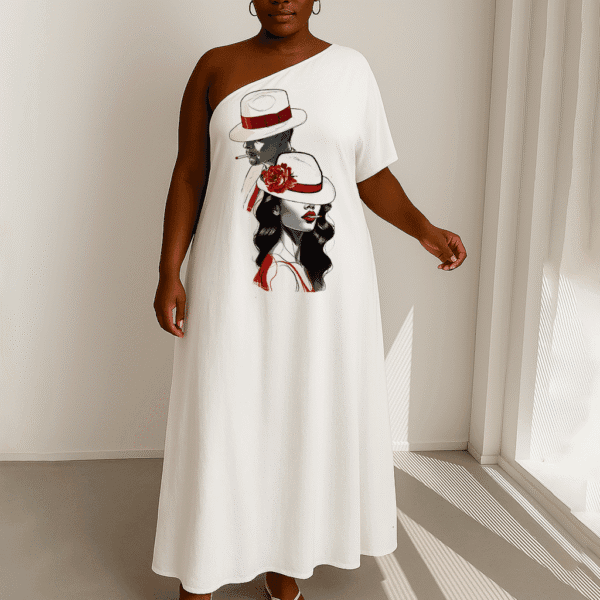 Vestido longo Maria Navalha e Zé Pilintra