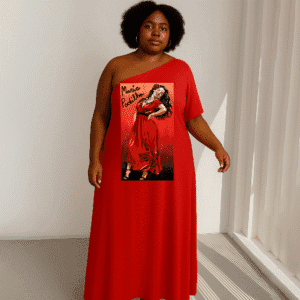 Vestido longo Maria Padilha gargalhando