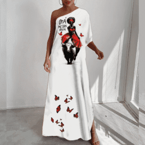 Vestido longo Oyá Mesan Orun