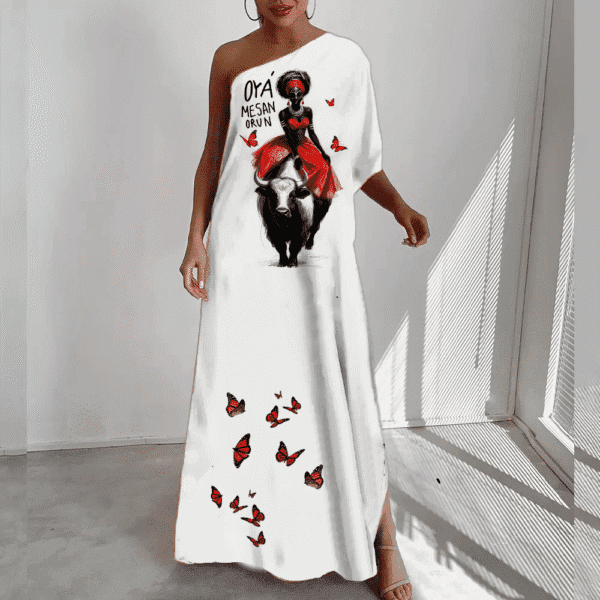 Vestido longo Oyá Mesan Orun