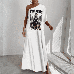 Vestido ombro único Maria Mulambo de trapos