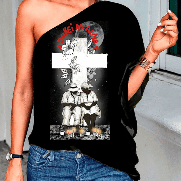 Blusa Adorei as Almas na cruz