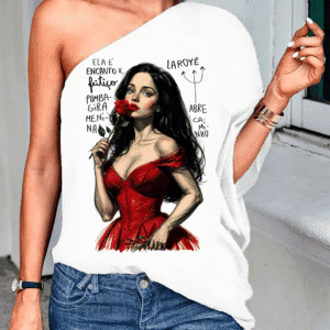 Blusa Pombagira Menina frase