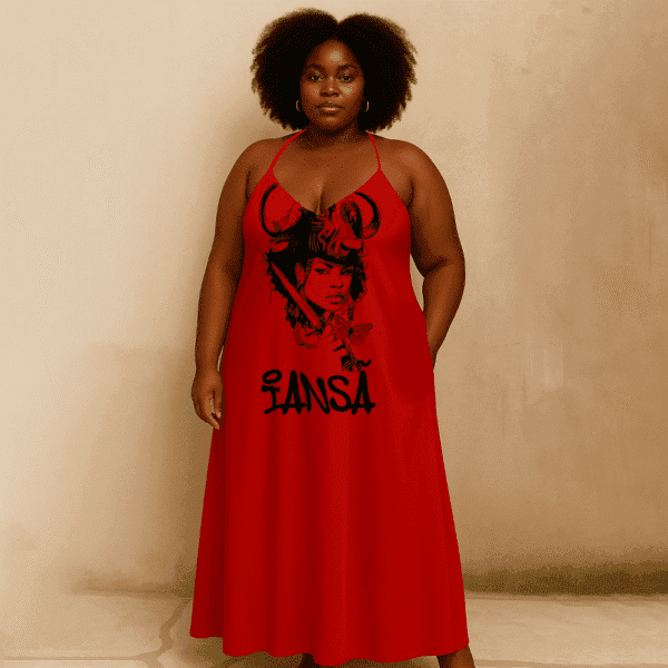 Vestido alcinha Iansã