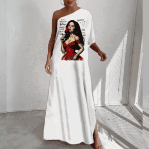 Vestido longo Pombagira Menina frase