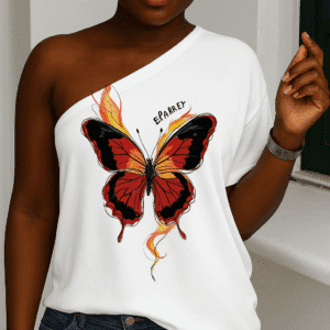 Blusa Iansã borboleta