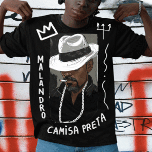 Camiseta Malandro camisa preta