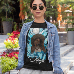 Camiseta Yemanjá no mar