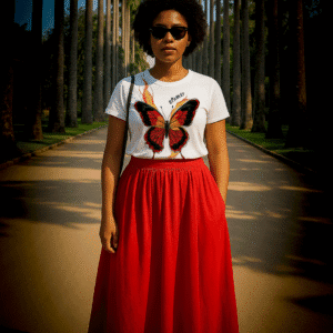 Camiseta Iansã borboleta