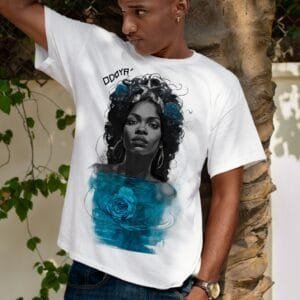 Camiseta Yemanjá dentro da água