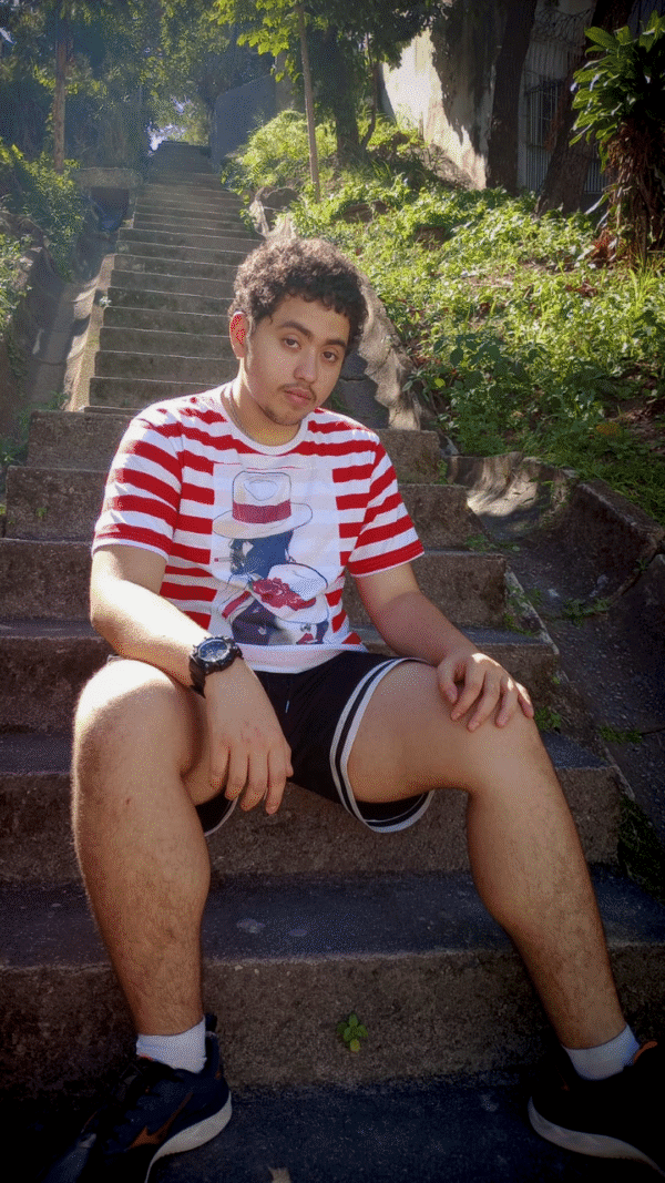 Camiseta listrada Zé Pilintra e Navalha 4