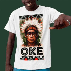 Camiseta Caboclo nas folhas