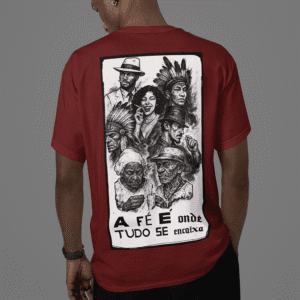 Camiseta Fé e Axé