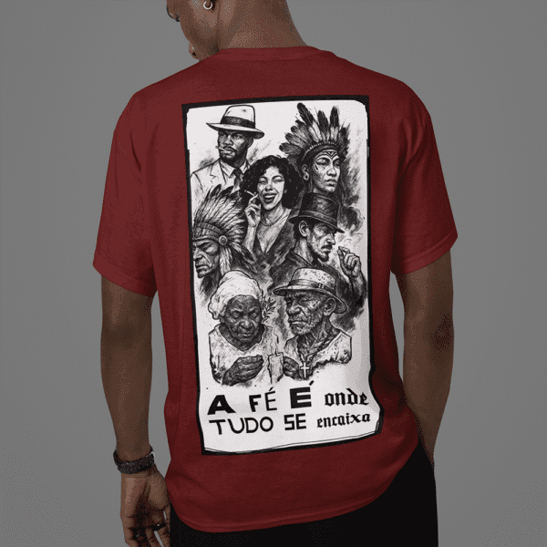 Camiseta Fé e Axé